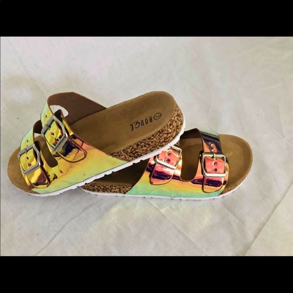 Summer slip-on sandals